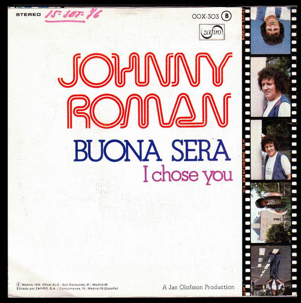 Johnny Roman - Buona Sera