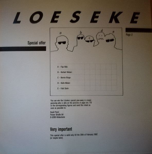 Lösekes Blues Gang - A Small Point