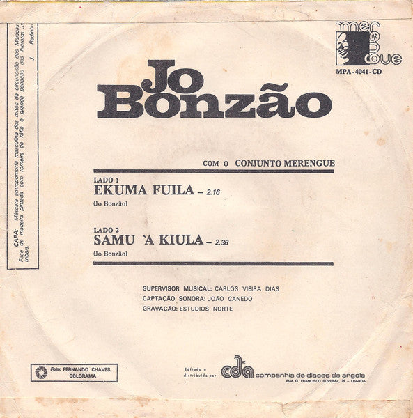 Jó Bonzão - Ekuma Fuila / Samu À Kiula