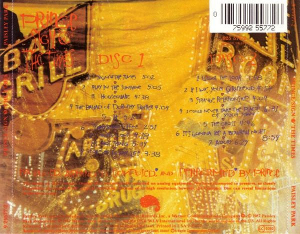Prince - Sign "O" The Times