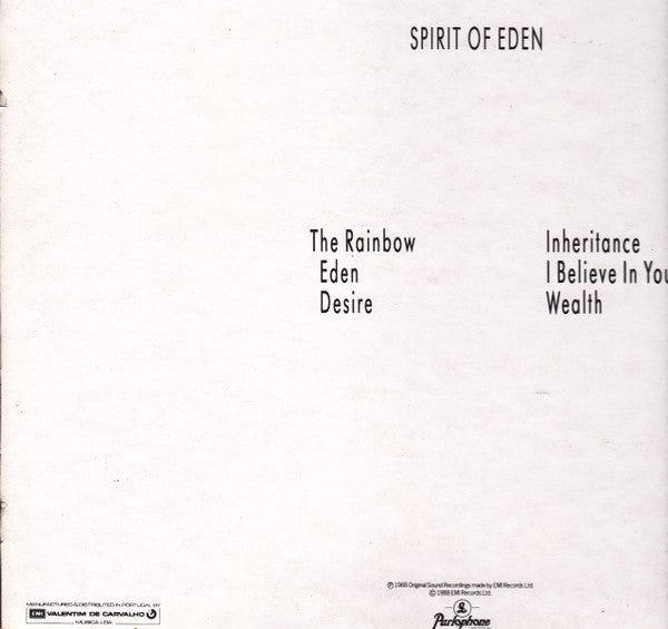 Talk Talk - Spirit Of Eden