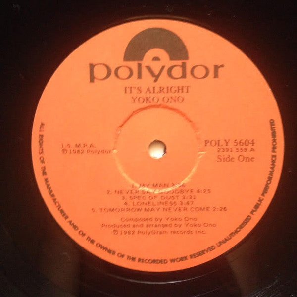 Yoko Ono - It's Alright (I See Rainbows)