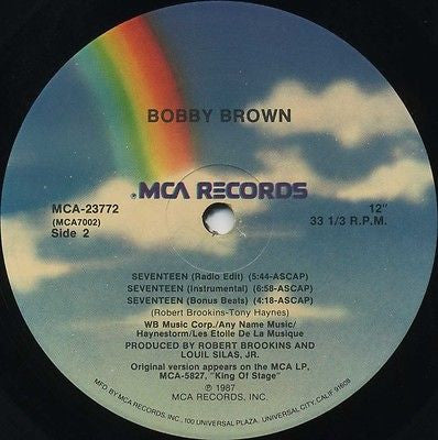 Bobby Brown - Seventeen (Extended Club Version) (12" Version)