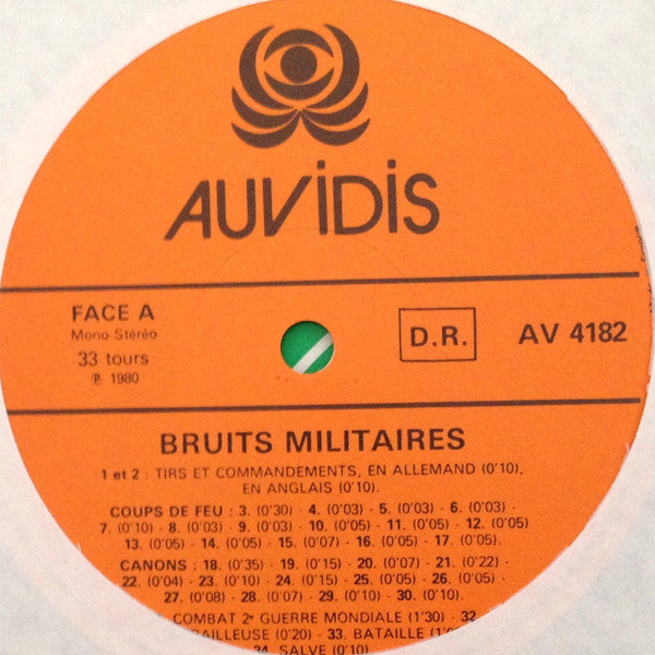 No Artist - Bruits Militaires