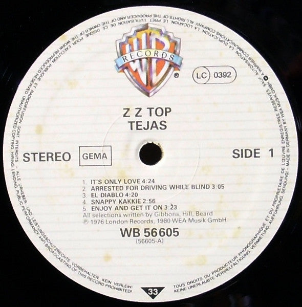 ZZ Top - Tejas