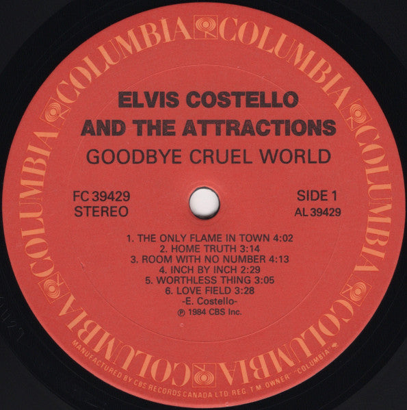Elvis Costello & The Attractions - Goodbye Cruel World
