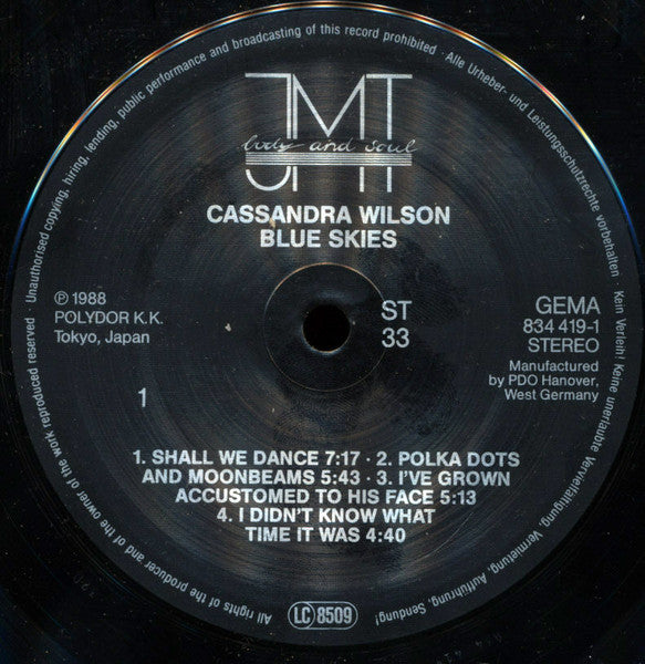 Cassandra Wilson - Blue Skies