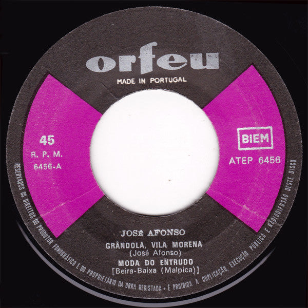 José Afonso - Grândola, Vila Morena