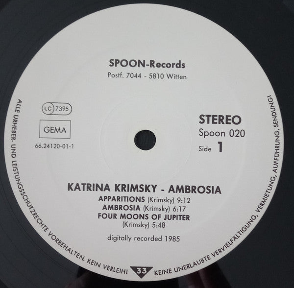 Katrina Krimsky - Ambrosia