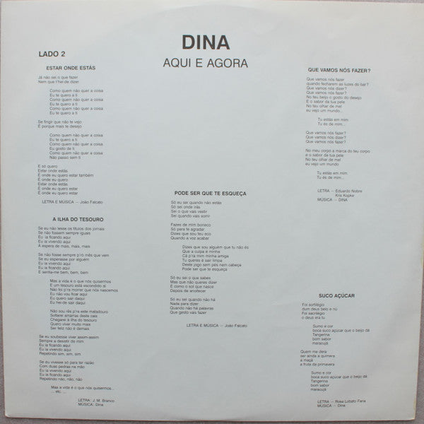 Dina (28) - Aqui E Agora