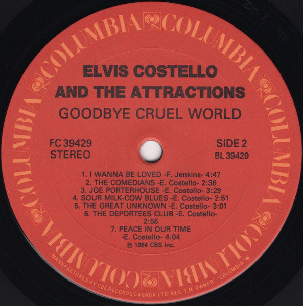 Elvis Costello & The Attractions - Goodbye Cruel World