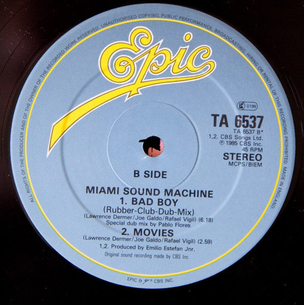 Miami Sound Machine - Bad Boy (Club Mix)