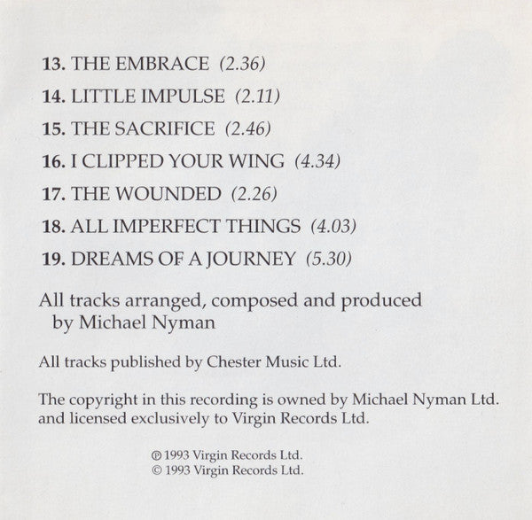 Michael Nyman - The Piano