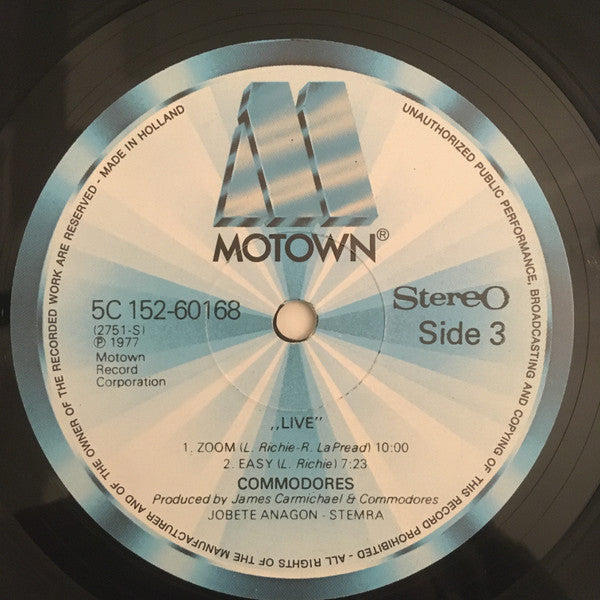 Commodores - Live!
