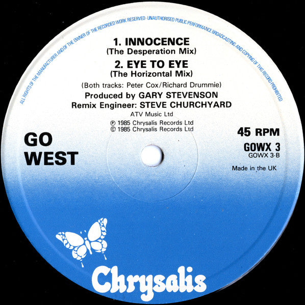 Go West - Don't Look Down (The Stratospheric Mix)