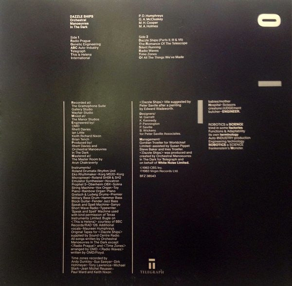 Orchestral Manoeuvres In The Dark - Dazzle Ships