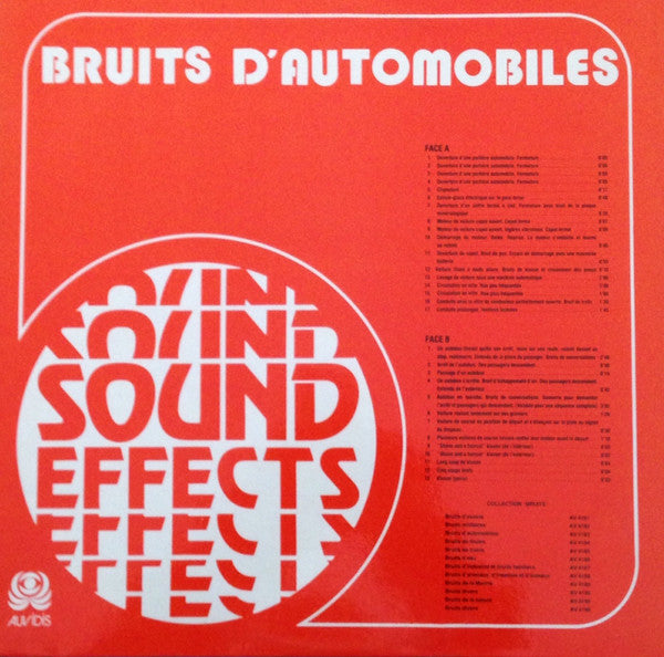 No Artist - Bruits D'Automobile