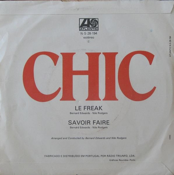 Chic - Le Freak / Savoir Faire