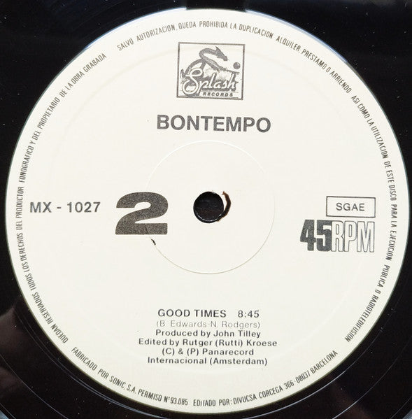 Bontempo - Good Times (1987 Re-make)