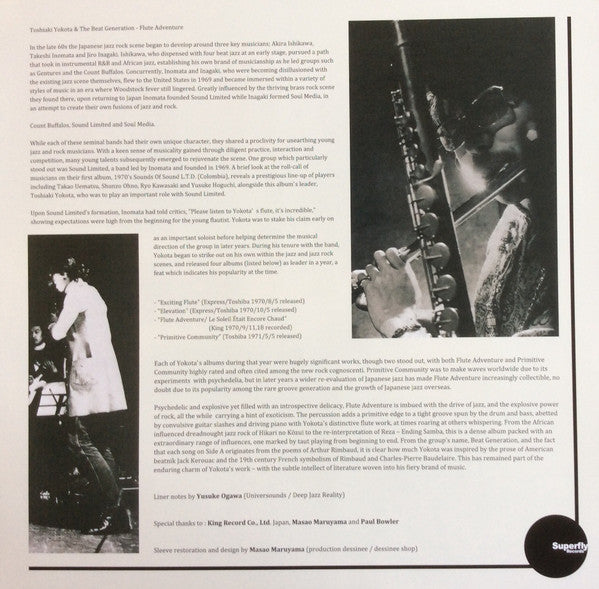 Toshiaki Yokota And The Beat Generation (2) - Flute Adventure: Le Soleil Était Encore Chaud