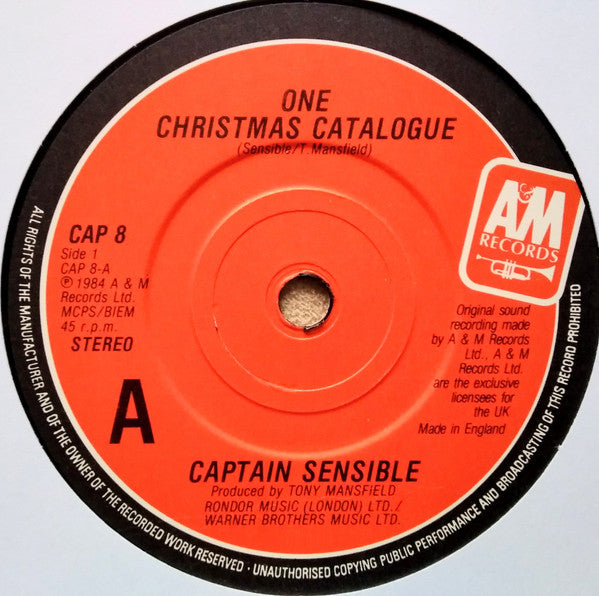 Captain Sensible - One Christmas Catalogue
