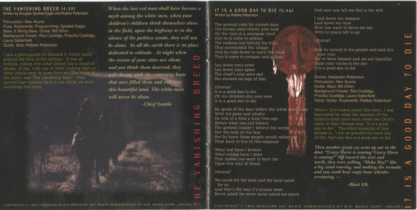 Robbie Robertson & The Red Road Ensemble - Music For The Native Americans