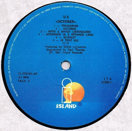 U2 - October