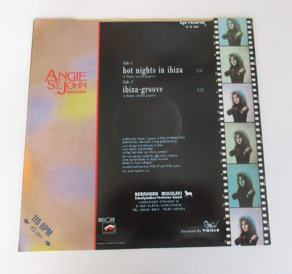 Angie St. John - Hot Nights In Ibiza