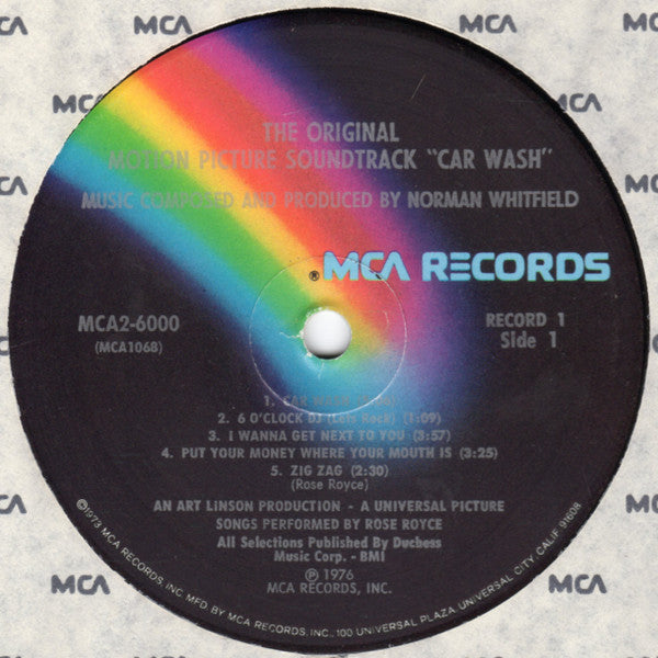 Norman Whitfield - Car Wash (Original Motion Picture Soundtrack)