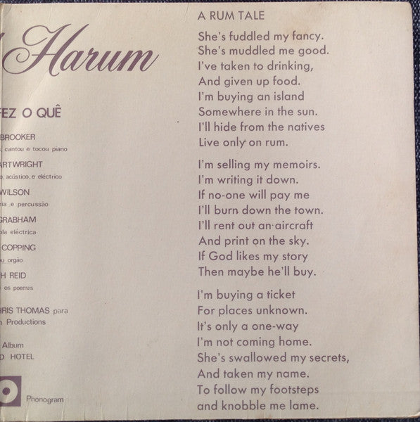 Procol Harum - Robert's Box