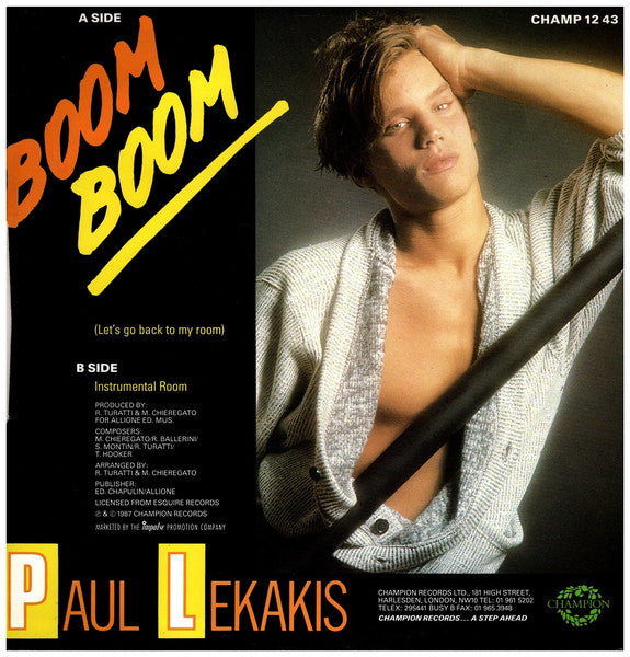 Paul Lekakis - Boom Boom (Let's Go Back To My Room)