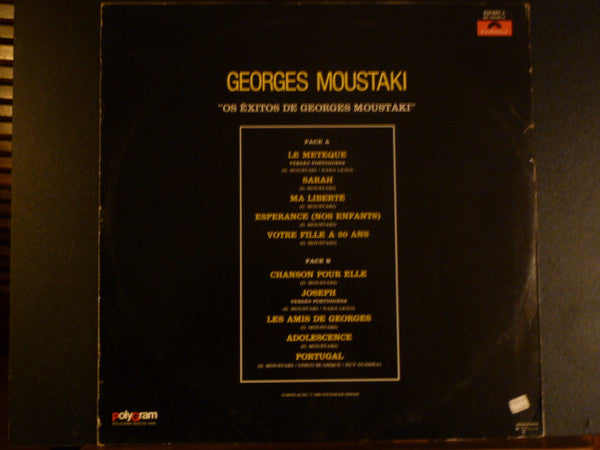 Georges Moustaki - Os Êxitos De Georges Moustaki