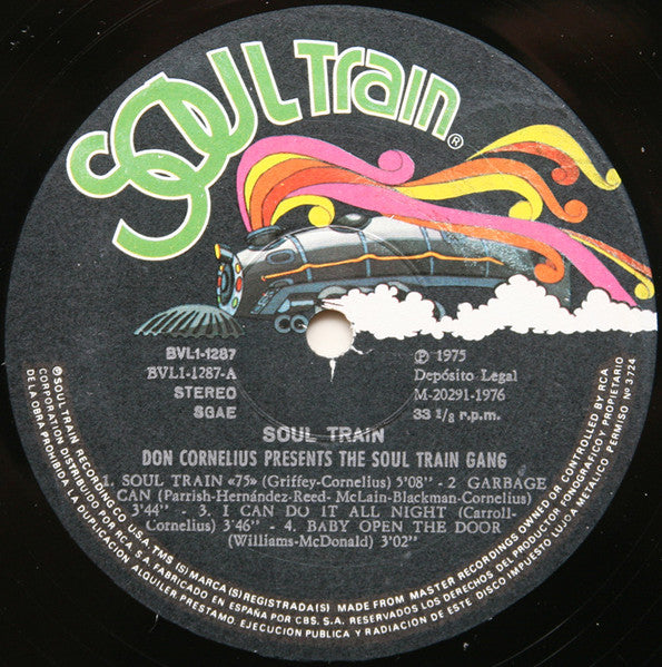 Don Cornelius Presents Soul Train Gang (2) - Don Cornelius Presents The Soul Train Gang (Soul Train ’75)