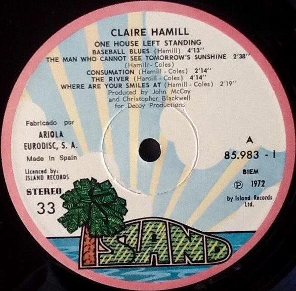 Claire Hamill - One House Left Standing
