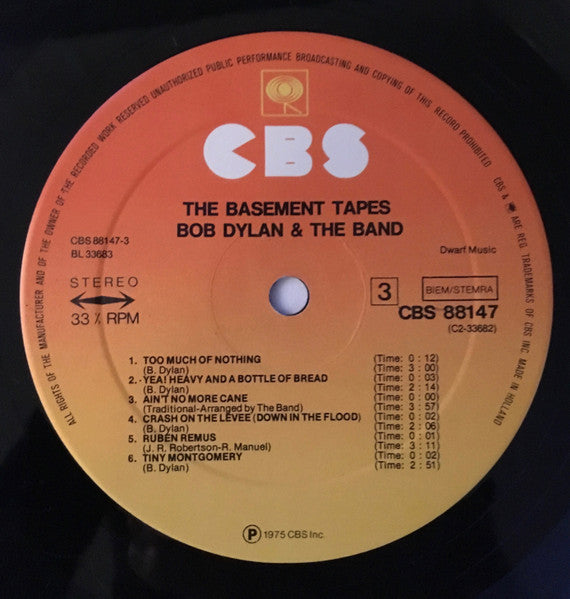 Bob Dylan & The Band - The Basement Tapes