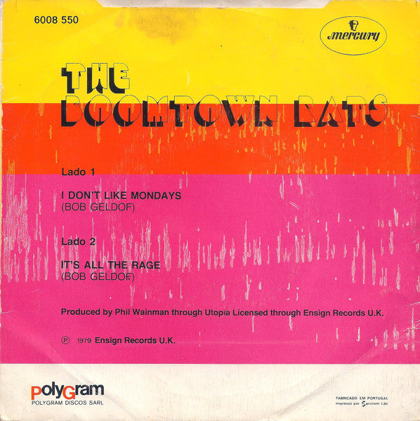 The Boomtown Rats - I Don't Like Mondays