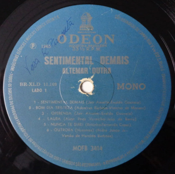 Altemar Dutra - Sentimental Demais