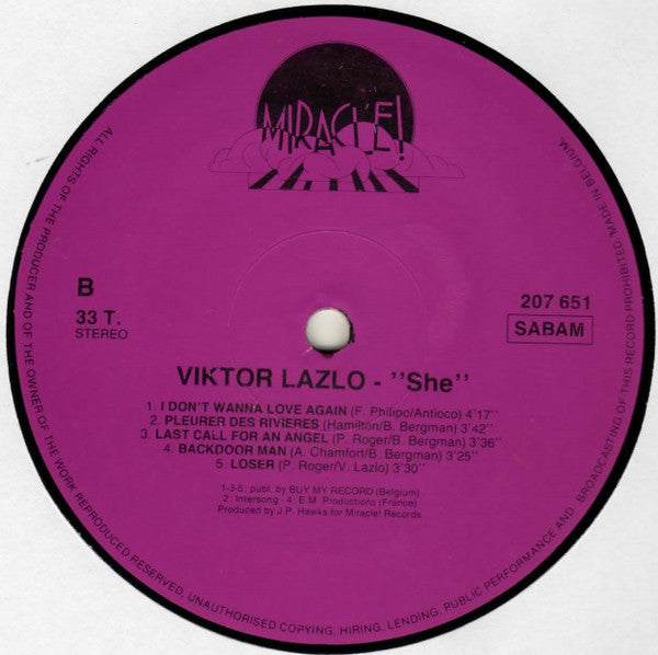 Viktor Lazlo - She