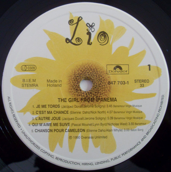 Lio - Des Fleurs Pour Un Caméléon (The Girl From Ipanema)