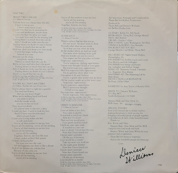 Deniece Williams - My Melody