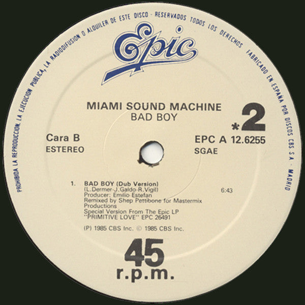 Miami Sound Machine - Bad Boy