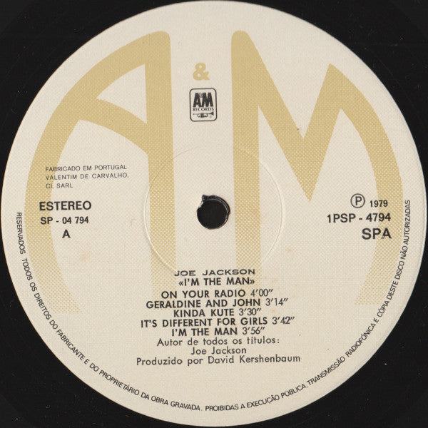 Joe Jackson - I'm The Man