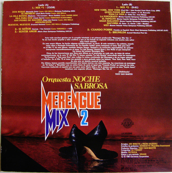 Orquesta Noche Sabrosa - Merengue Mix 2