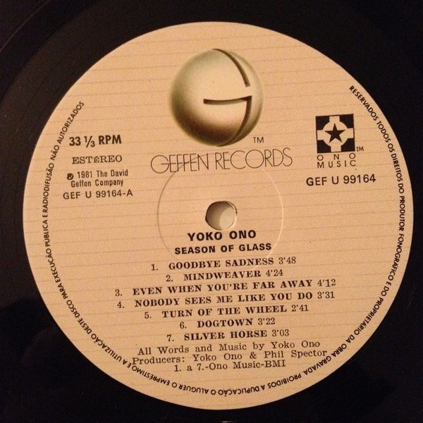 Yoko Ono - Season Of Glass