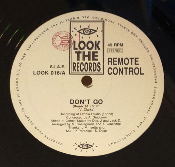 Remote Control (4) - Don't Go