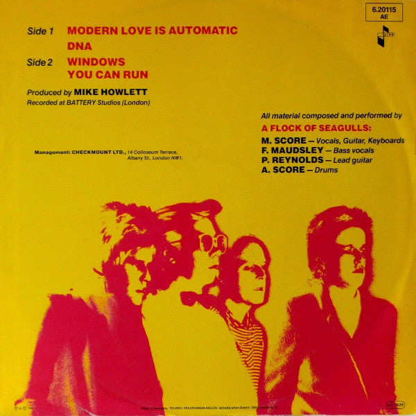 A Flock Of Seagulls - Modern Love Is Automatic