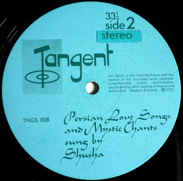 Shusha - Persian Love Songs And Mystic Chants Sung By Shusha