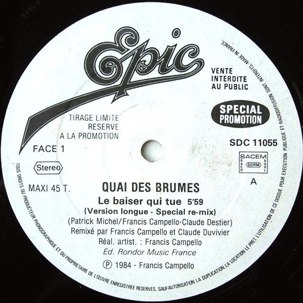 Quai Des Brumes - Le Baiser Qui Tue