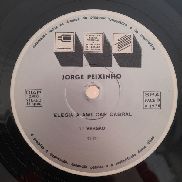 Jorge Peixinho - Elegia A Amílcar Cabral