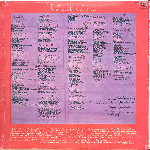 Laura Nyro - Christmas And The Beads Of Sweat